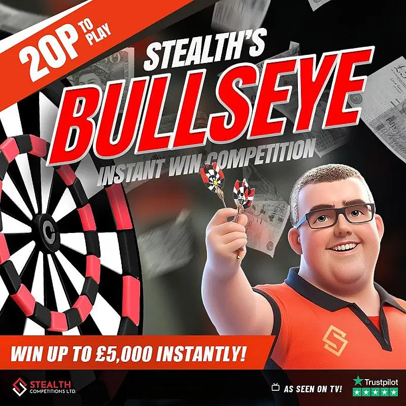 STEALTHS BULLSEYE - £5,000 MAIN PRIZE!