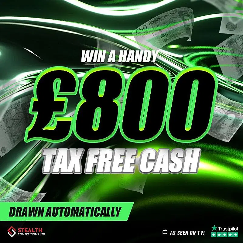 £800 CASH FOR 50P - AUTO DRAW!