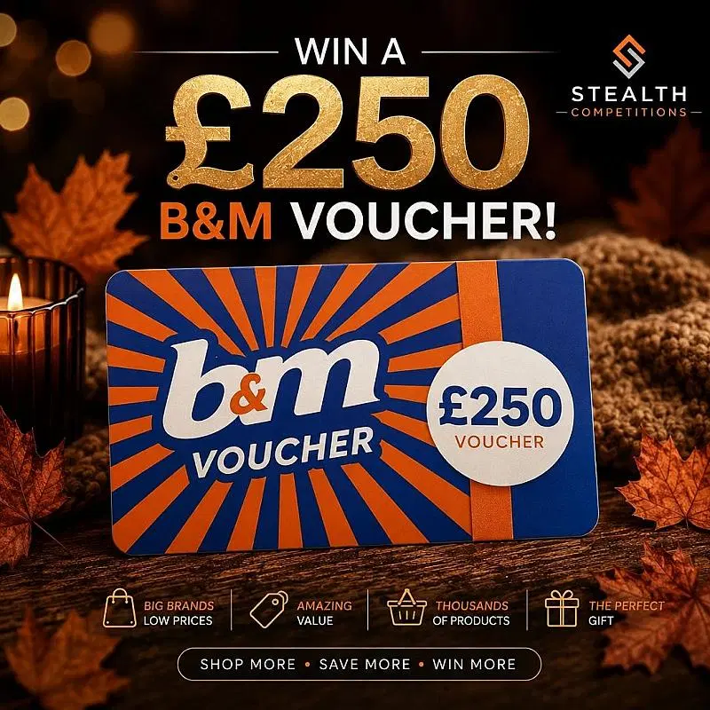 £250 B&M VOUCHER FOR 20P