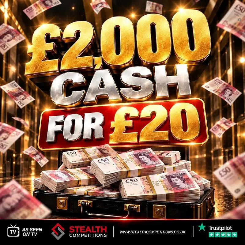 SUPER LOW ODDS £2,000 CASH!!