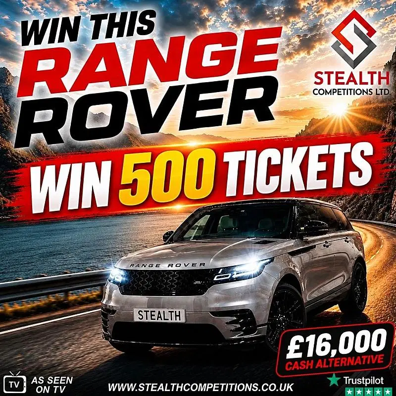 RANGE ROVER VELAR MINI RAFFLE - WIN 500 TICKETS!