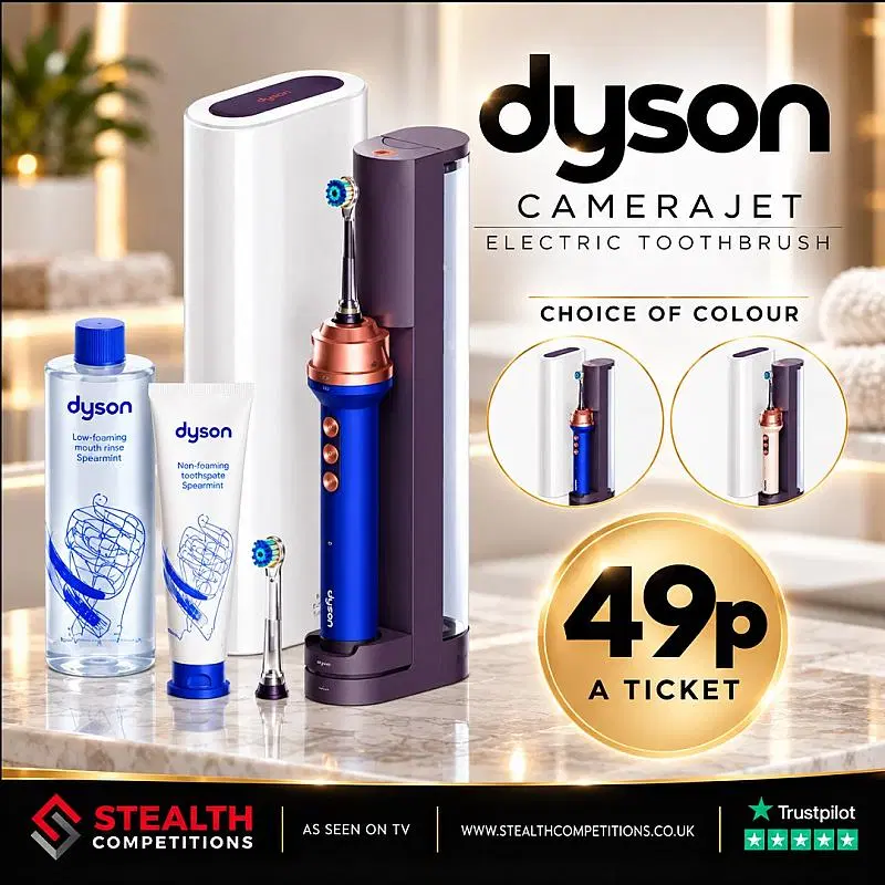 DYSON CAMERA JET ELECTRIC TOOTHBRUSH!