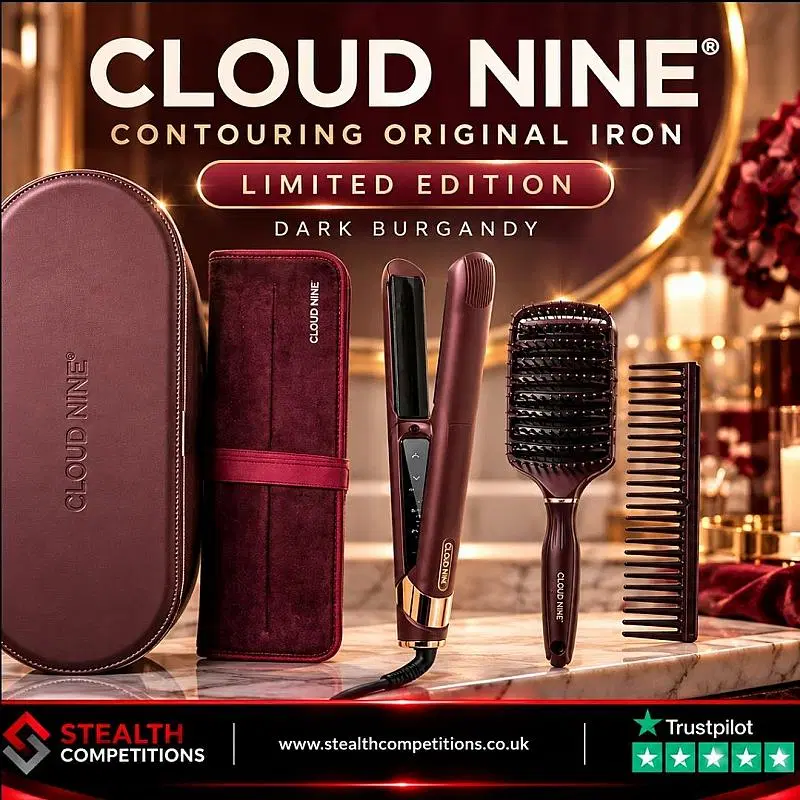 CLOUD NINE CONTOURING IRON - DARK BURGANDY!