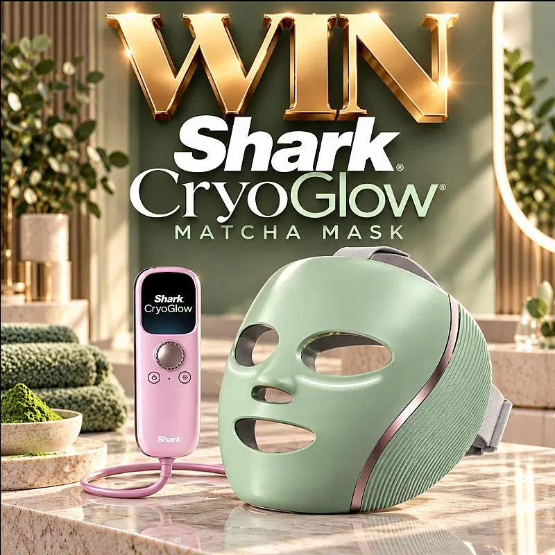 SHARK CYROGLOW MATCHA MASK!