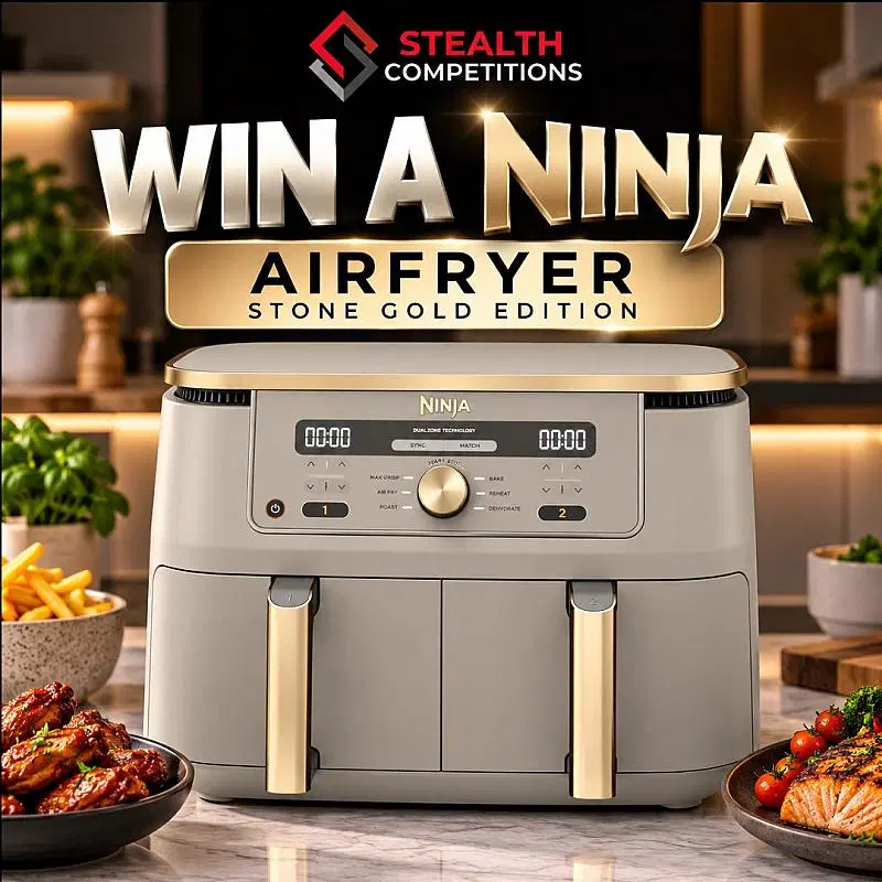 NINJA MAX DUAL AIRFRYER - STONE GOLD EDITION!