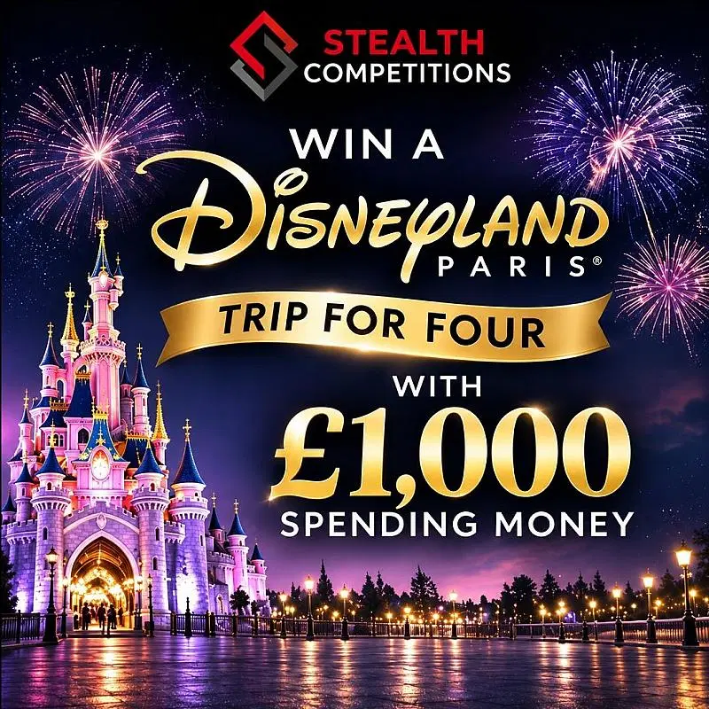 DISNEYLAND PARIS WITH £1,000 + INSTANT WINS!!