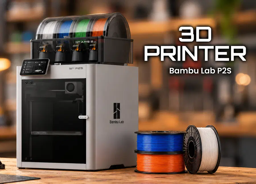 Bambu Lab P2S Combo 3D Printer