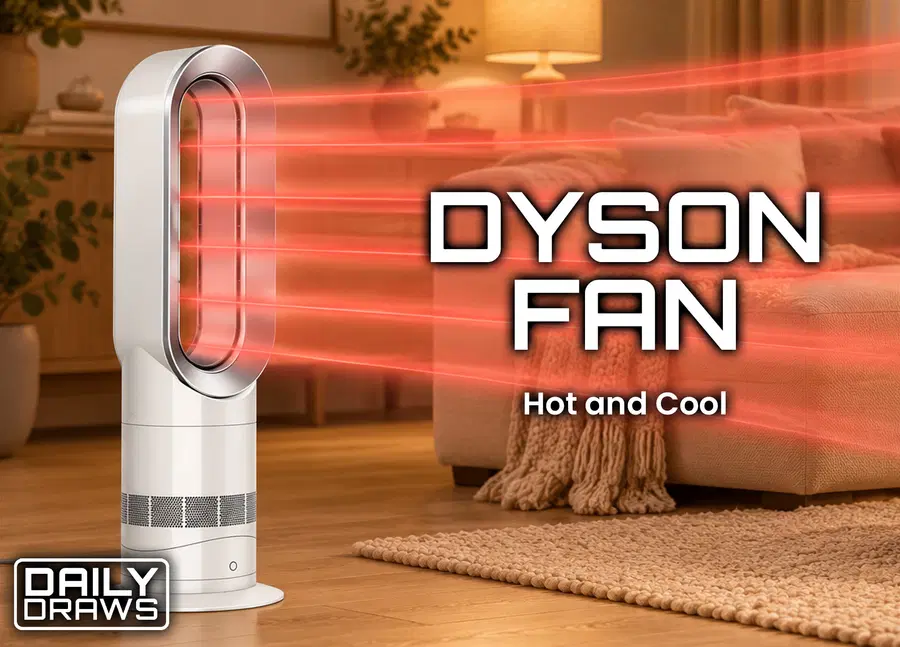 Dyson 2 in 1 Heater and Fan: Hot+Cool Jet Focus AM09 Fan Heater