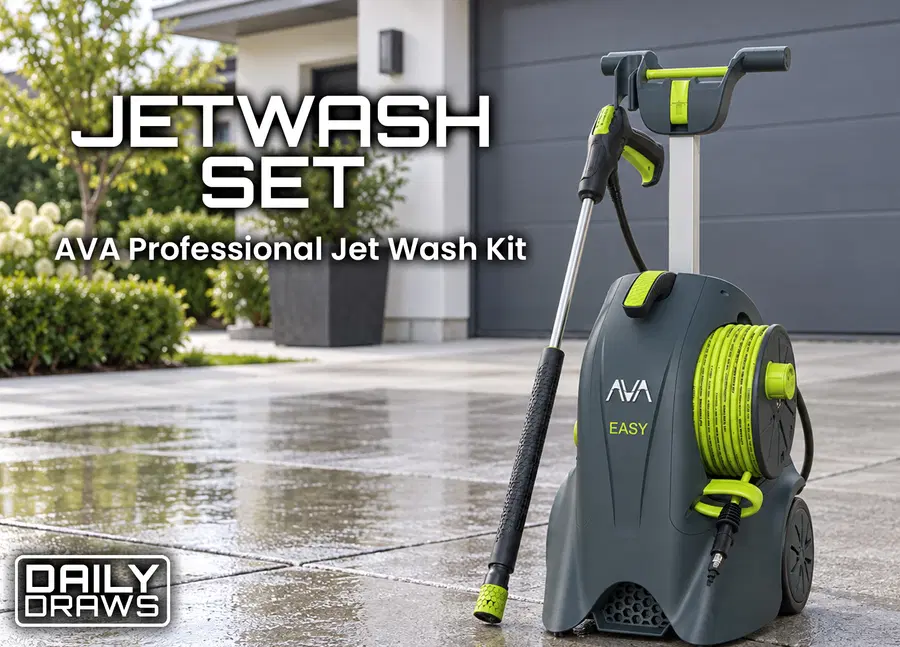 AVA Professional Jet Wash Kit for Driveways, Patios, Cars & more