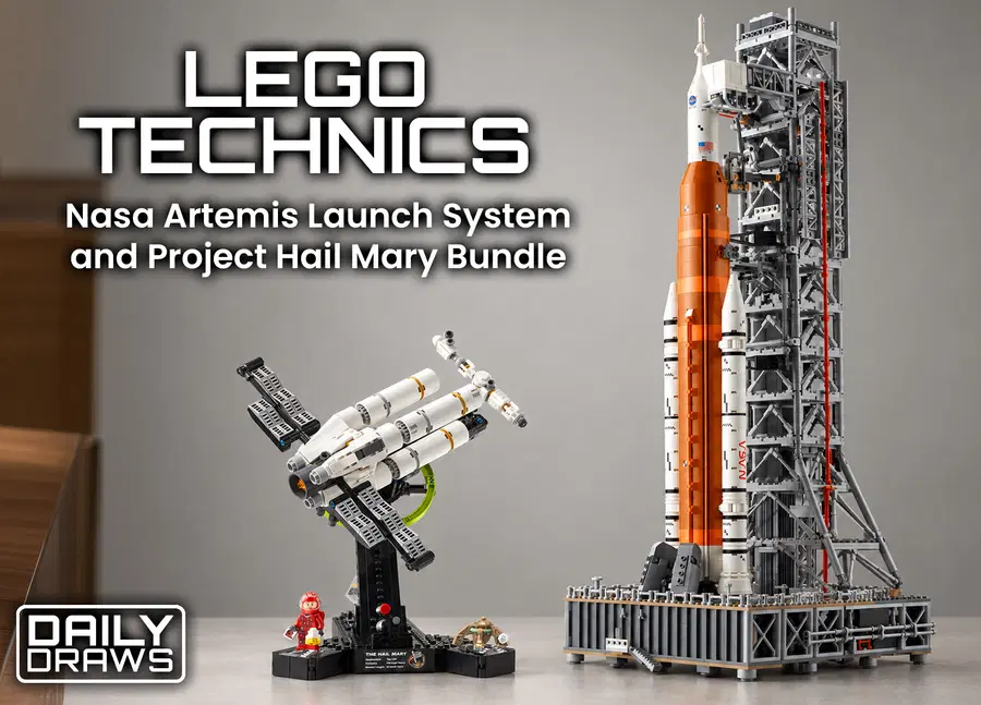 Lego Technics Nasa Artemis Launch System and Project Hail Mary Bundle