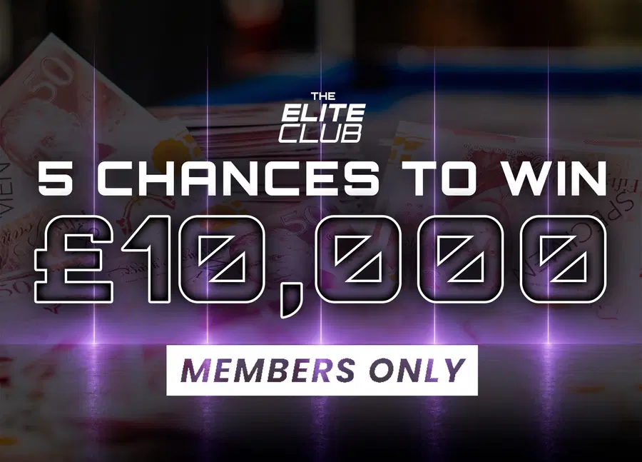£10,000 Cash x 5 Winners