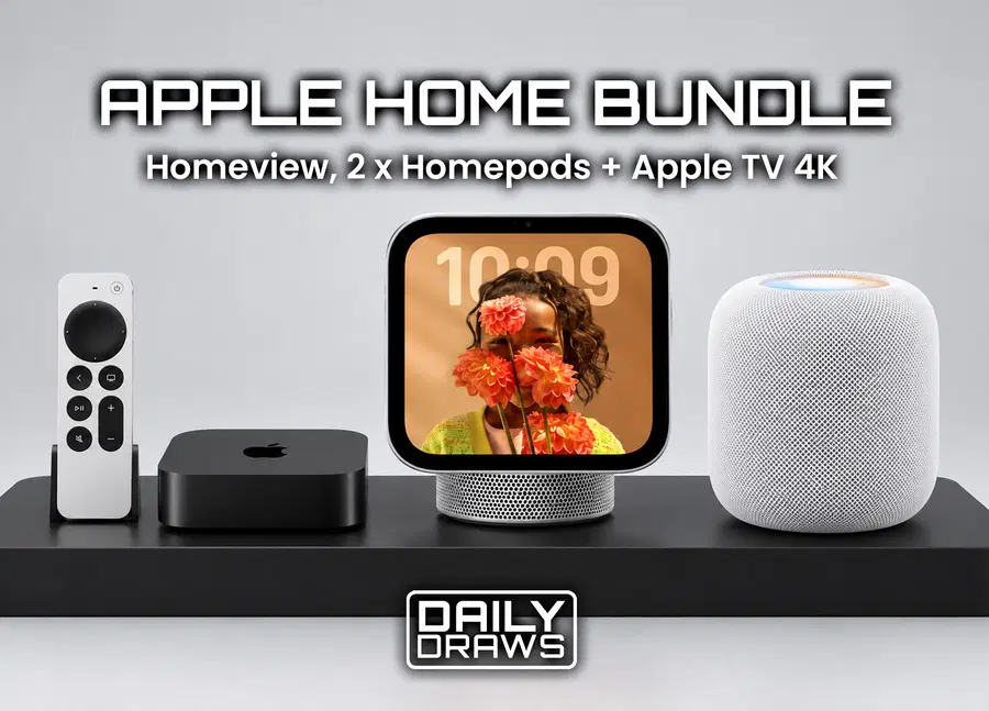 Apple Home Entertainment Bundle - Homeview, 2xHomepods Plus Apple TV 4K
