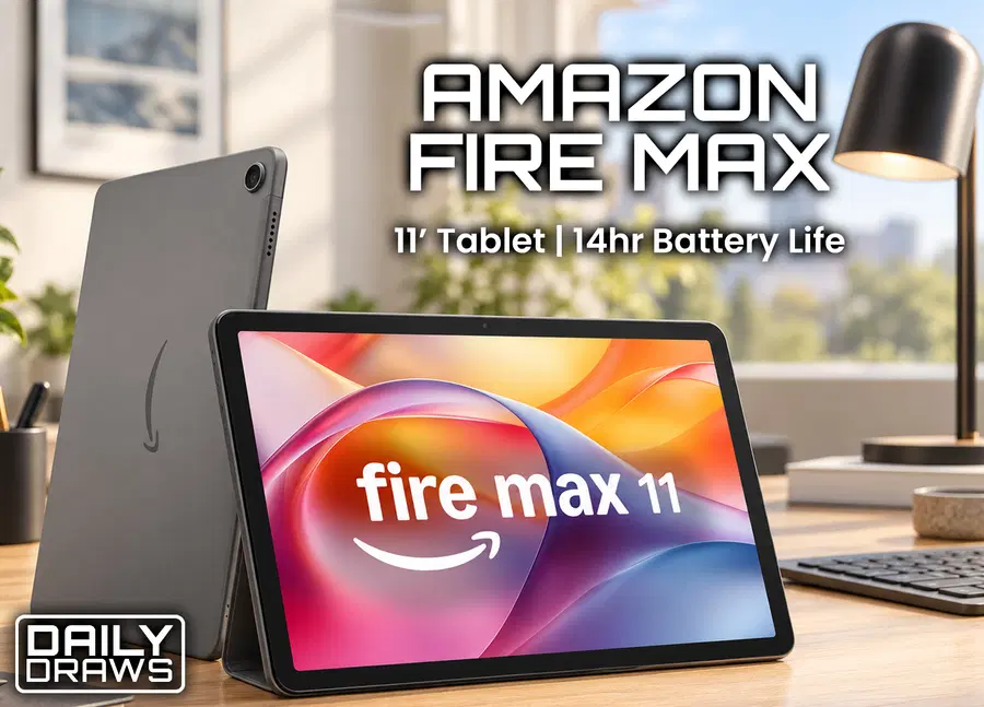 Amazon 11-inch Android Tablet with Alexa and Smart Keyboard
