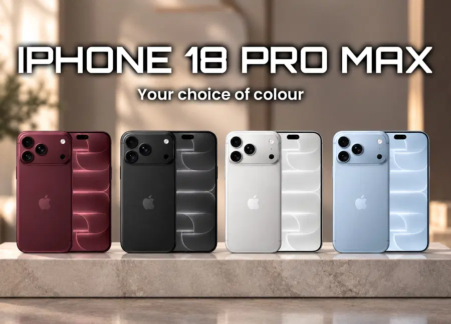 Apple iPhone 18 Pro Max - Massive 1TB Storage - Choice of Colour - Latest Model