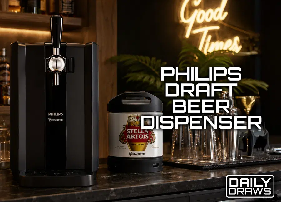 Philips Beer Dispenser and Cooler with 6L Stella Artois Keg