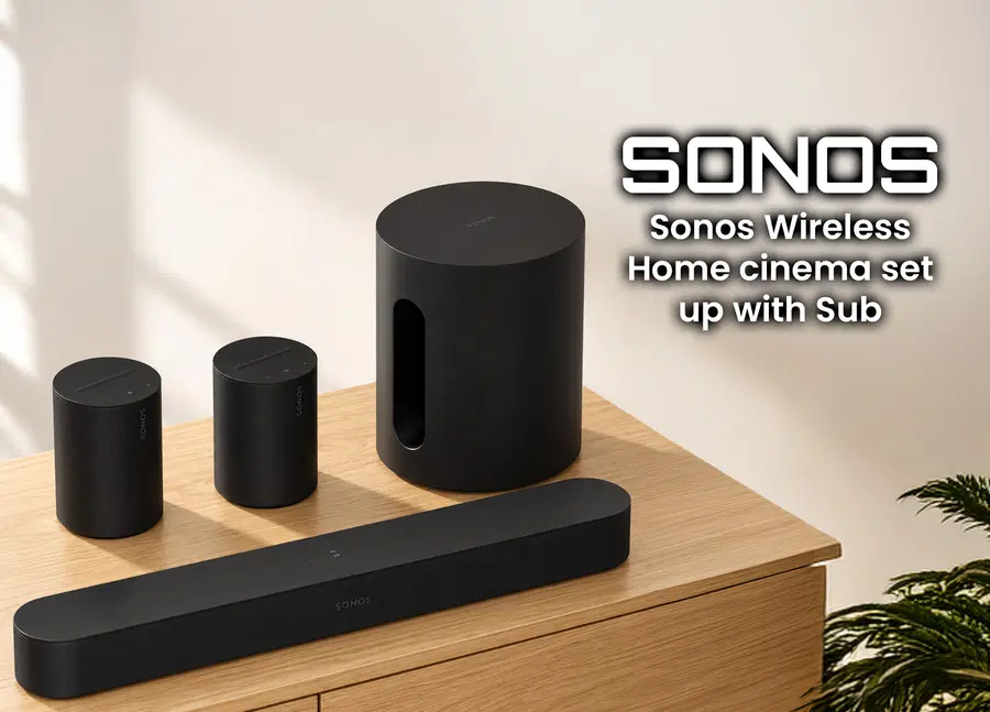 Sonos Wireless Home Cinema Surround System with Sub