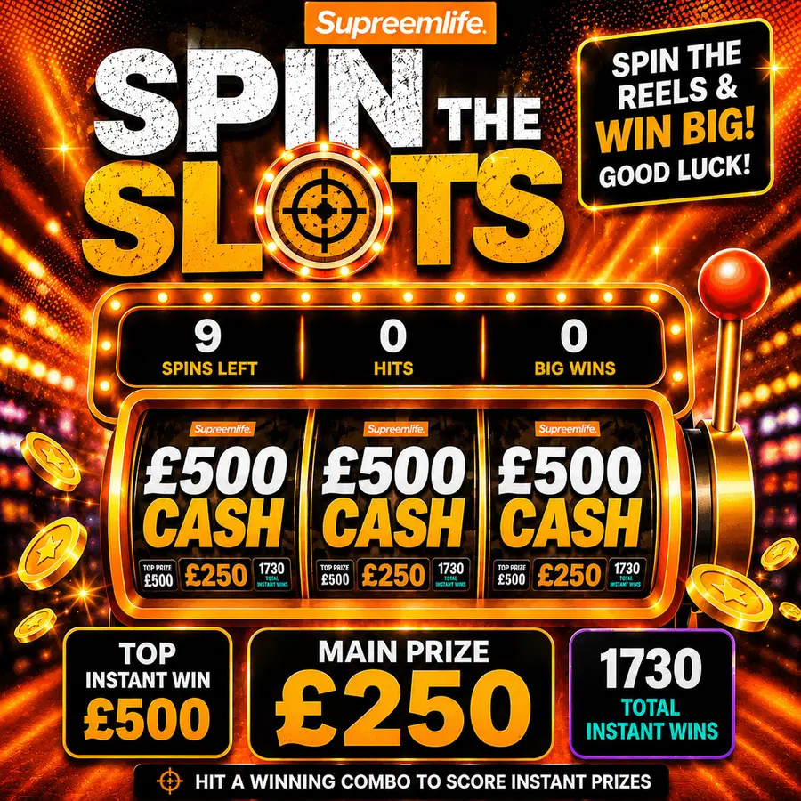 £10,000 SPIN THE SLOTS!