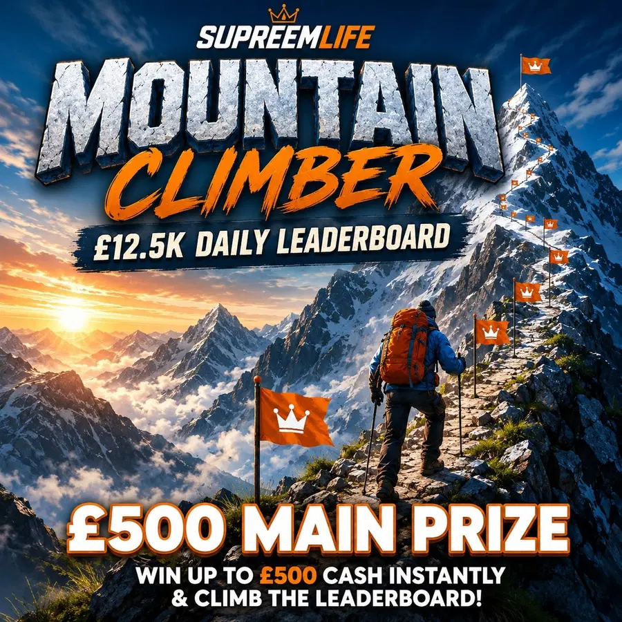 🏔️ £12.5K MOUNTAIN CLIMBER LEADERBOARD 🏔️