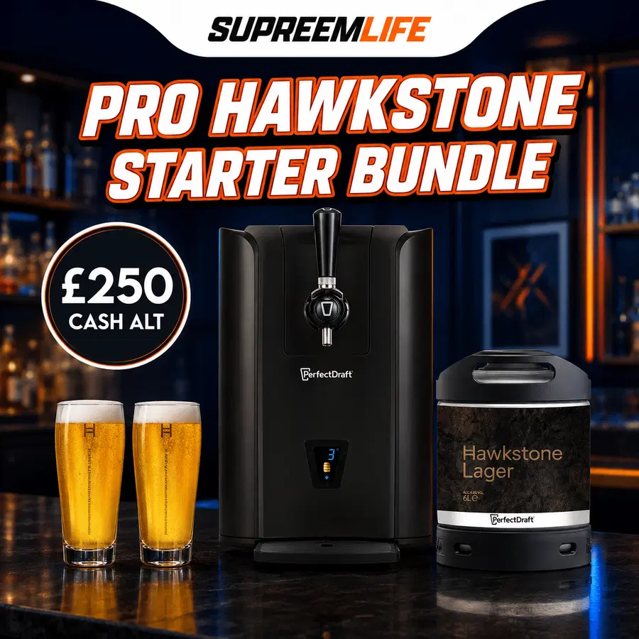 PerfectDraft Pro Hawkstone Lager Starter Bundle or £250 Cash