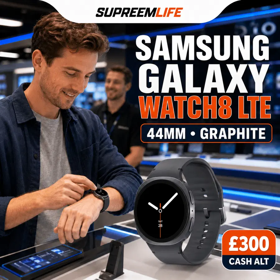 Samsung Galaxy Watch8 LTE 44mm – Graphite