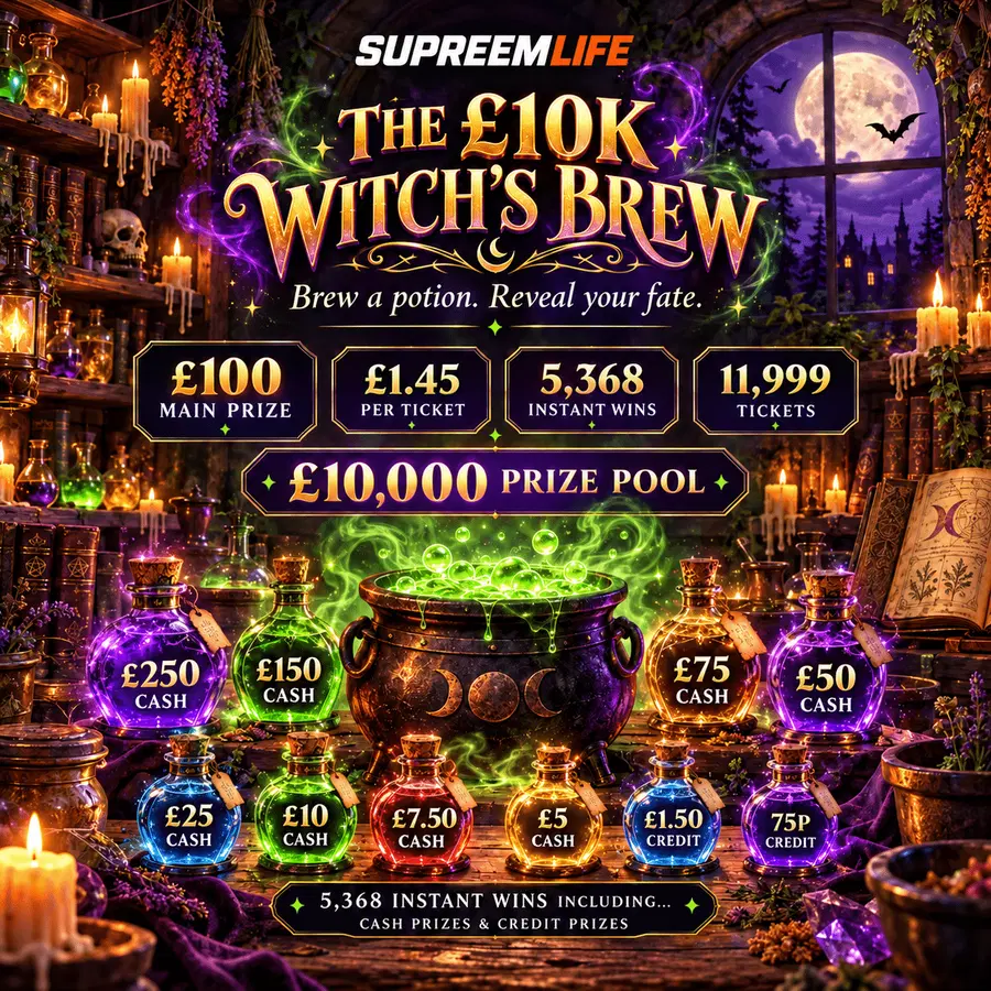 £10k Witch’s Brew