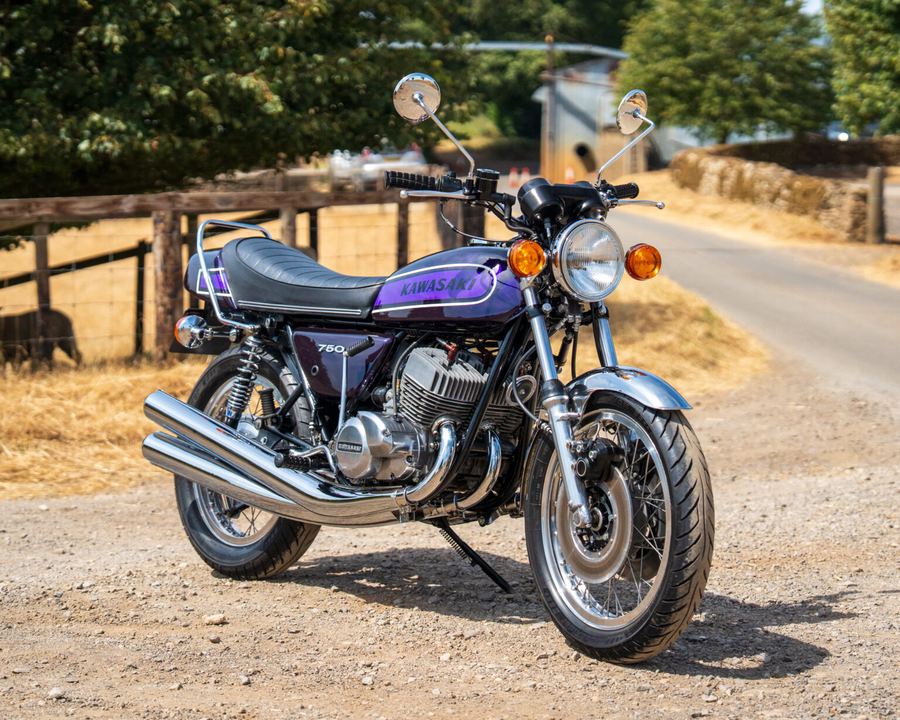 Win this 1974 Kawasaki H2B 750 Mach IV + £1000