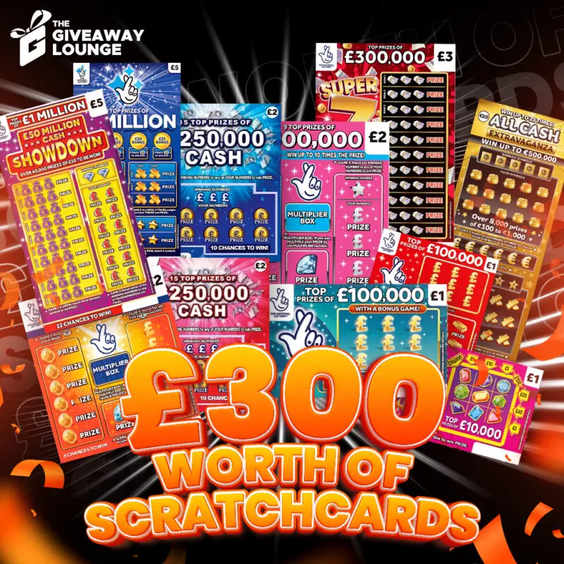 Win £300 Worth of Scratchcards