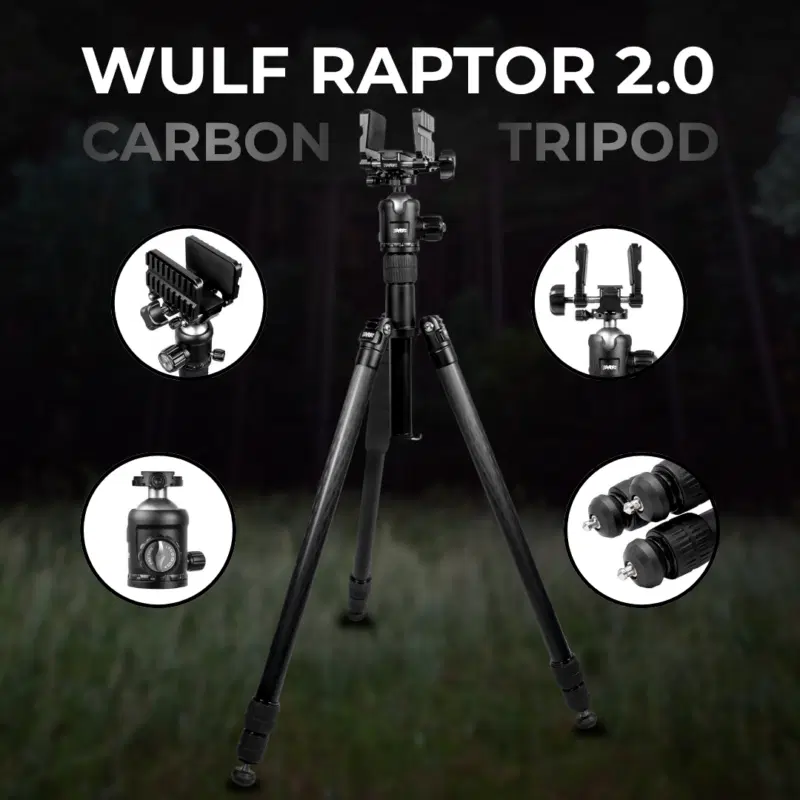 Auto Draw – WULF Raptor 2.0 Carbon Rifle Tripod System