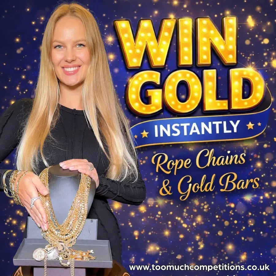 Gold Rope Chains and Bars Treasure Instant Win (End Prize £500) #3