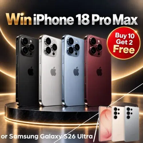 Win iPhone 18 Pro Max 256GB or Samsung Galaxy S26 Ultra 256GB (£900 Cash Alternative) #2 (AutoDraw)