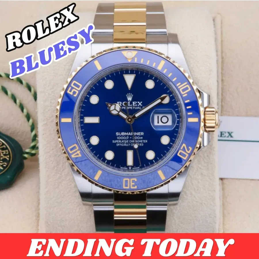 Win this Unworn Rolex Submariner Date 126613LB “Bluesy” or £10,000 Cash Alt