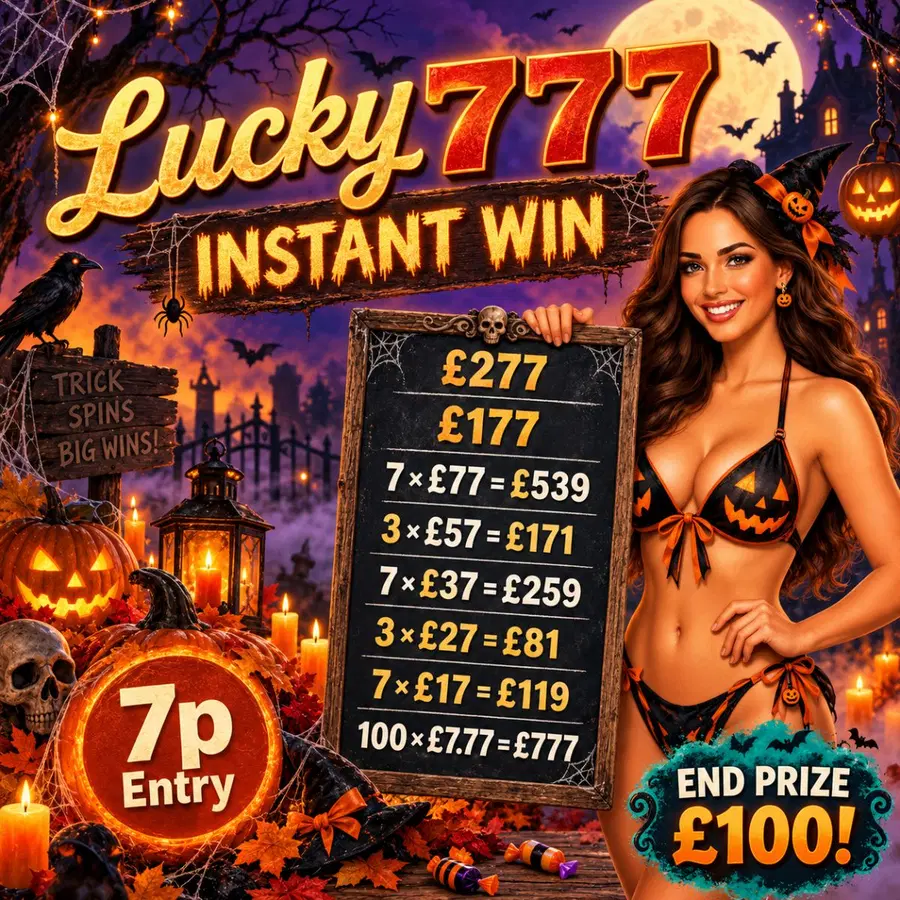Lucky 7s Instant Slots #5 (£100 End Prize)