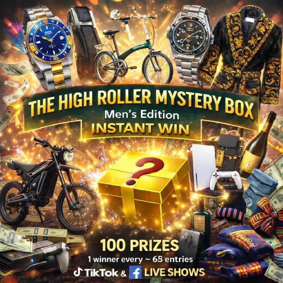 The High Roller Mystery Box Instant Win – Men’s Edition LOW ODDS! LOWEST MARKUP! #9