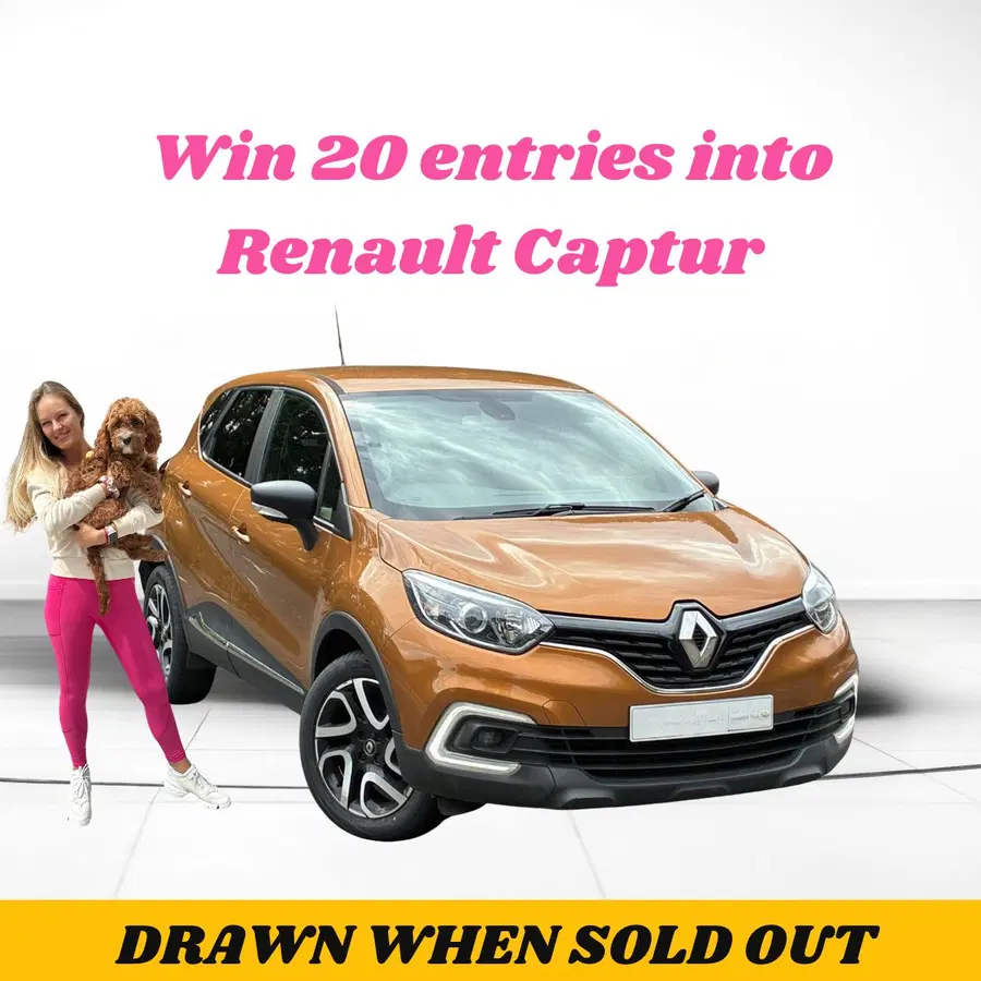 Win 20 entries into Renault Captur for just 50p (AutoDraw)