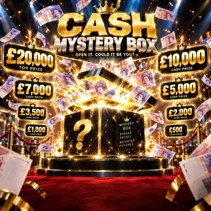 Mega Cash Mystery Boxes Live Show – Low Odds!