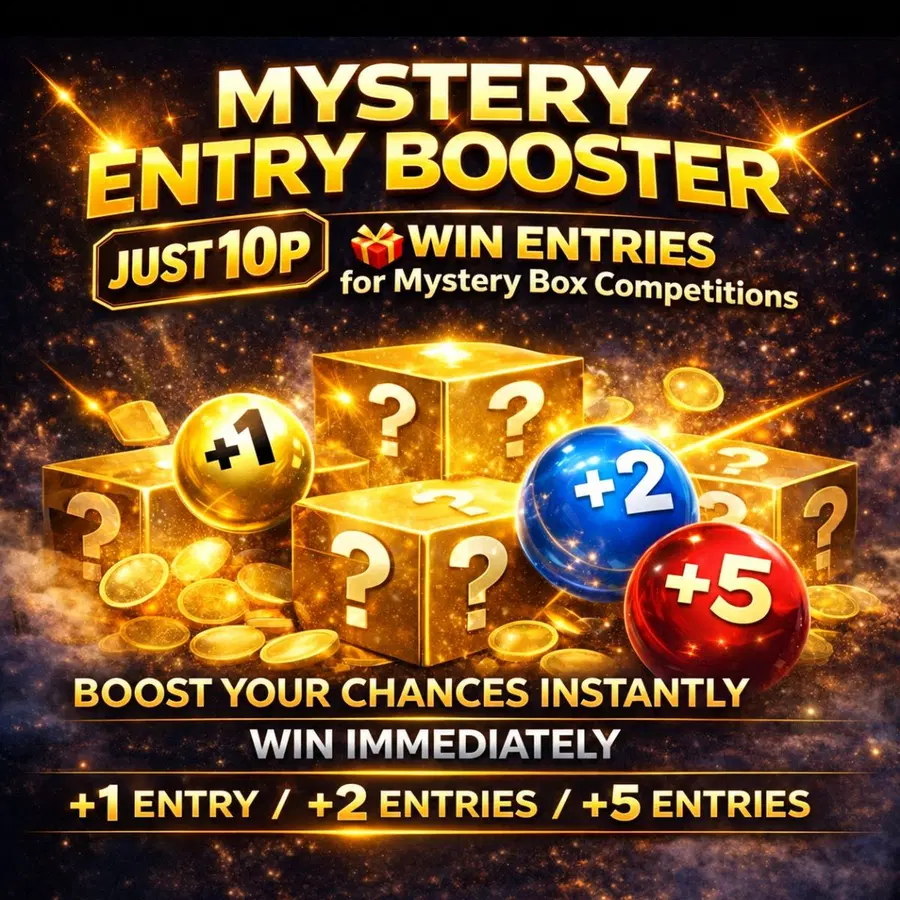 Mystery Entry Booster Instant Win (Gold, High Roller, Tech, Gaming)⚡🪩(£50 Site Credit End Prize)