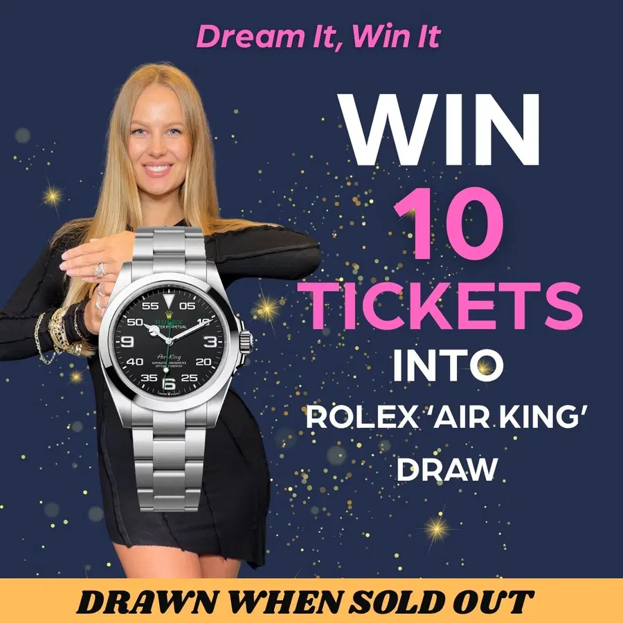 Win 10 entries into Rolex Air King (AutoDraw)