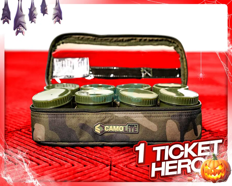 FOX CAMOLITE 12 POT HOOKBAIT CASE!