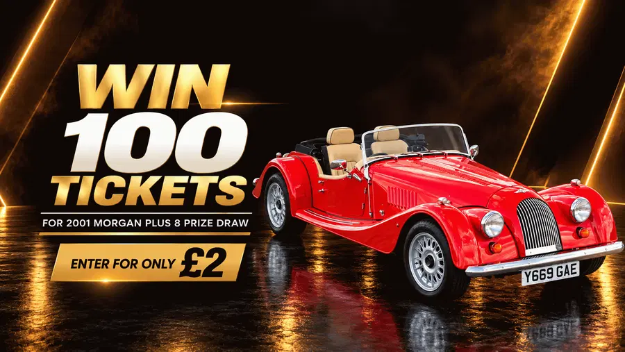 Win 100 tickets for 2001 Morgan Plus 8 - second chance