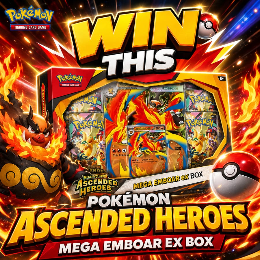 POKEMON ASCENDED HEROES MEGA EMBOAR EX BOX