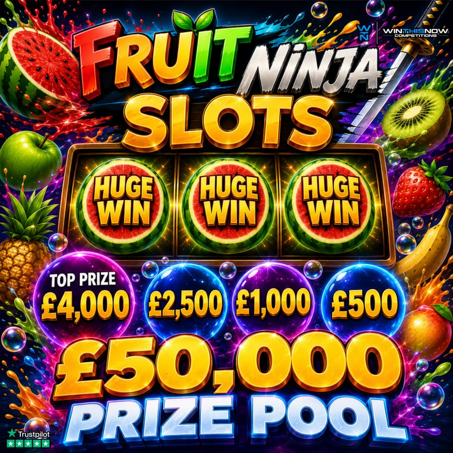 FRUIT NINJA SLOTS - WIN UP TO £4000