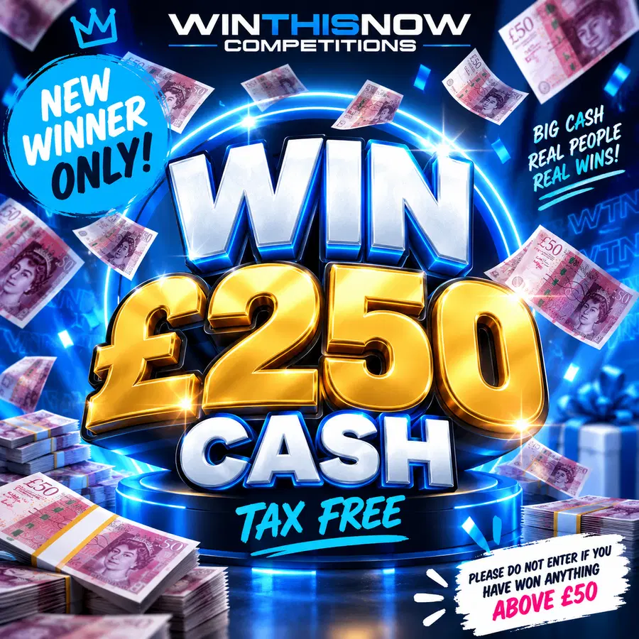 £250 CASH - NEW WINNERS ONLY!