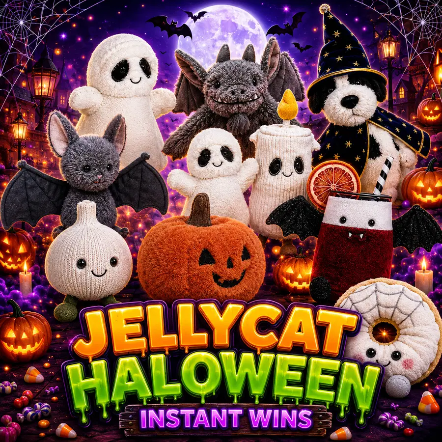 JELLYCAT INSTANT WINS - HALLOWEEN