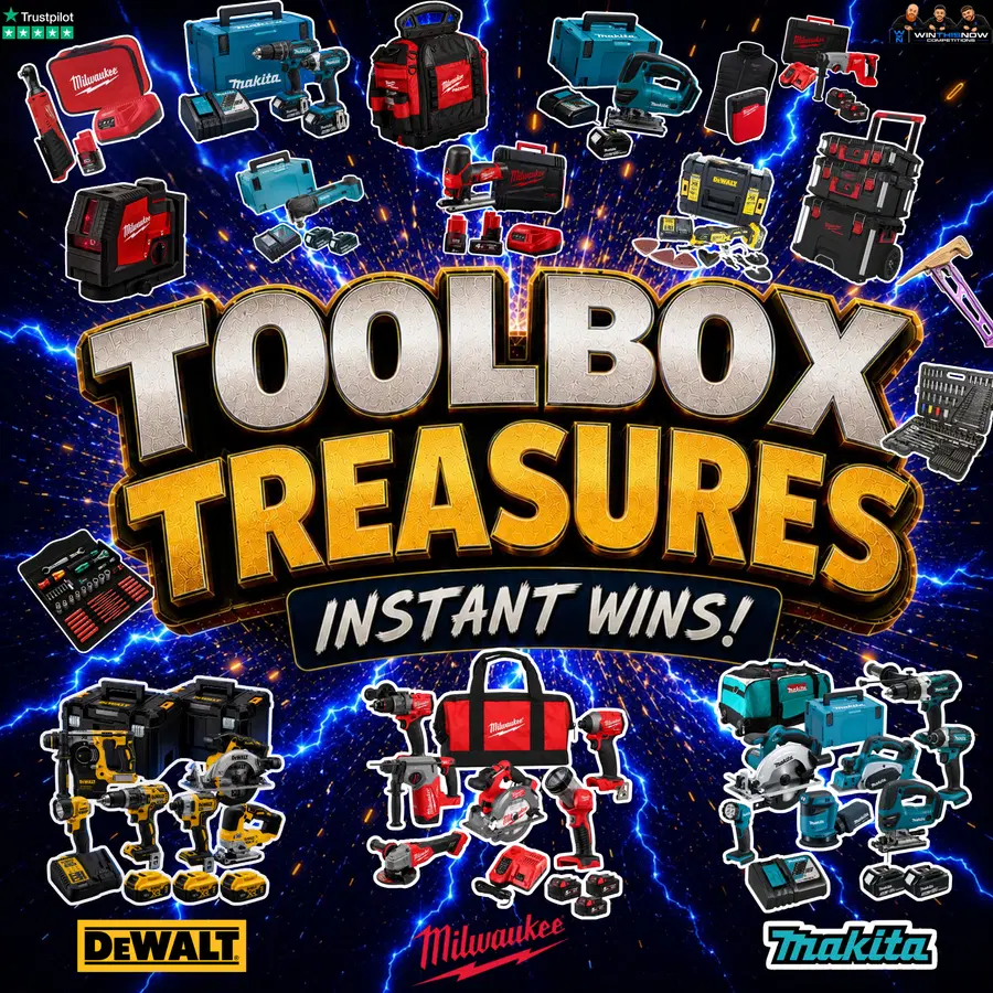 TOOLBOX TREASURES INSTANT WINS