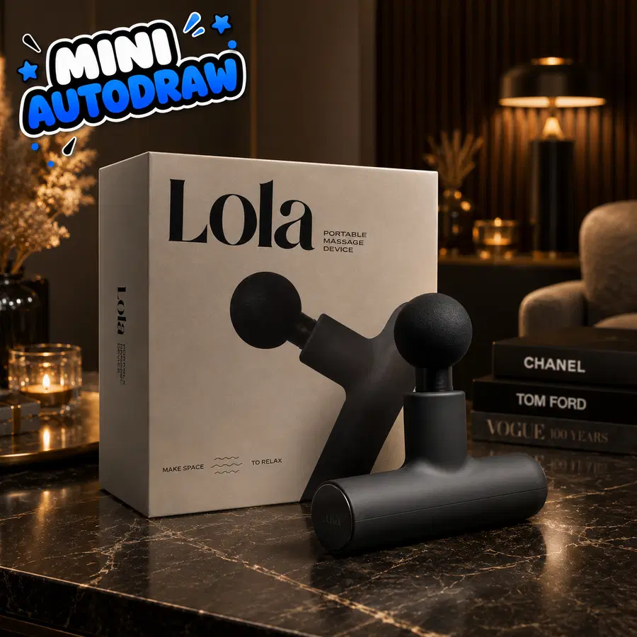LOLA PORTABLE MASSAGE DEVICE - MINI AUTODRAW