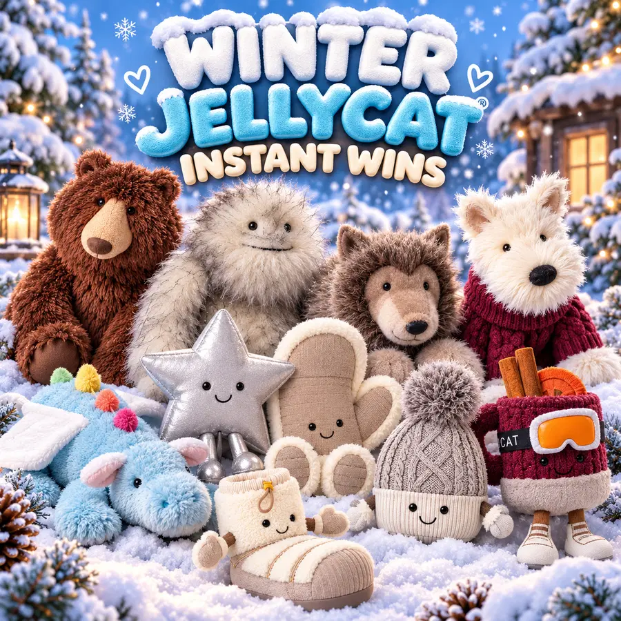 WINTER JELLYCAT INSTANT WINS