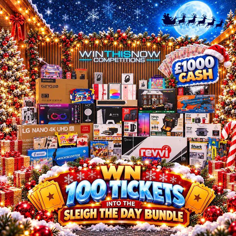 WIN 100 TICKETS INTO THE SLEIGH THE DAY BUNDLE