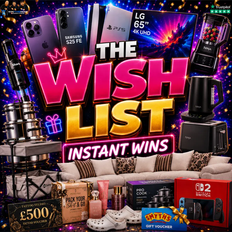 THE WISH LIST INSTANT WINS