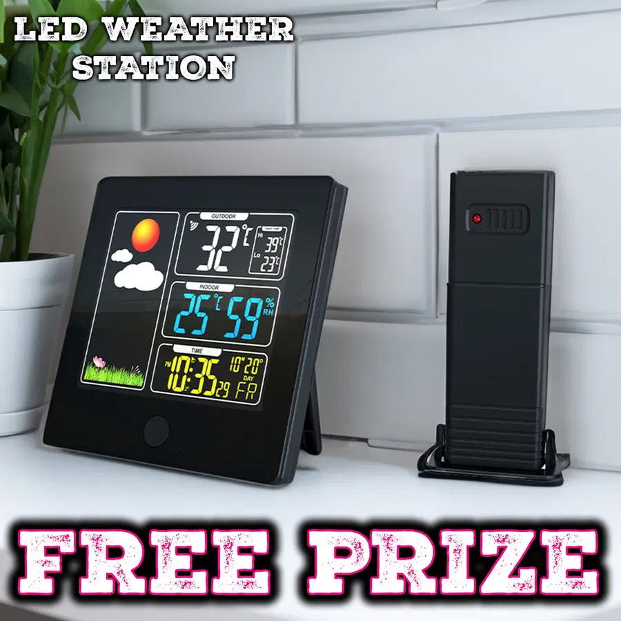 Free Prize: LED Weather Station