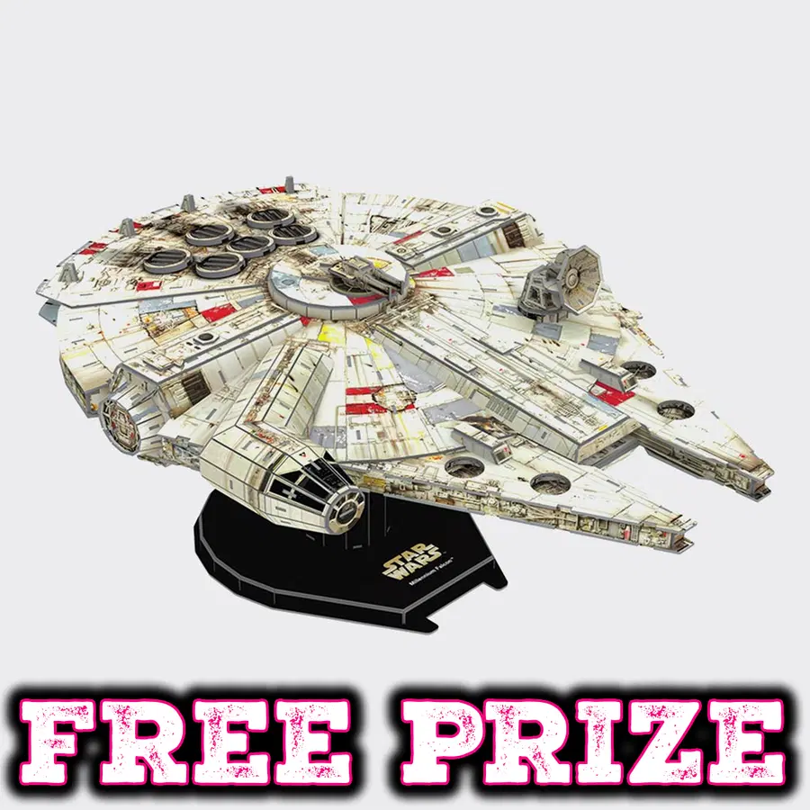 Free Prize: Star Wars Millennium by Falcon Model Kit